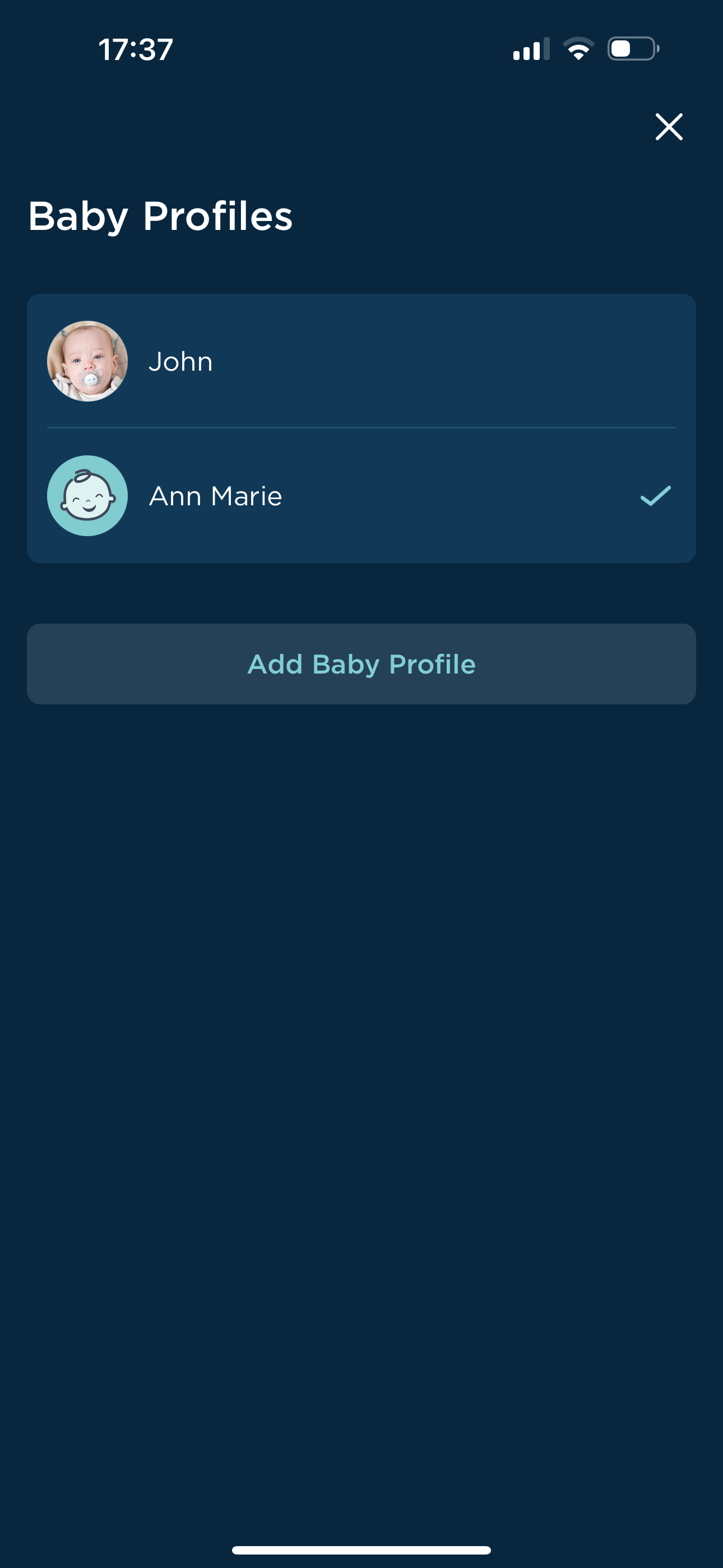 How do I set up my account and baby’s profile in the Happiest Baby App? Sign Up 2.PNG